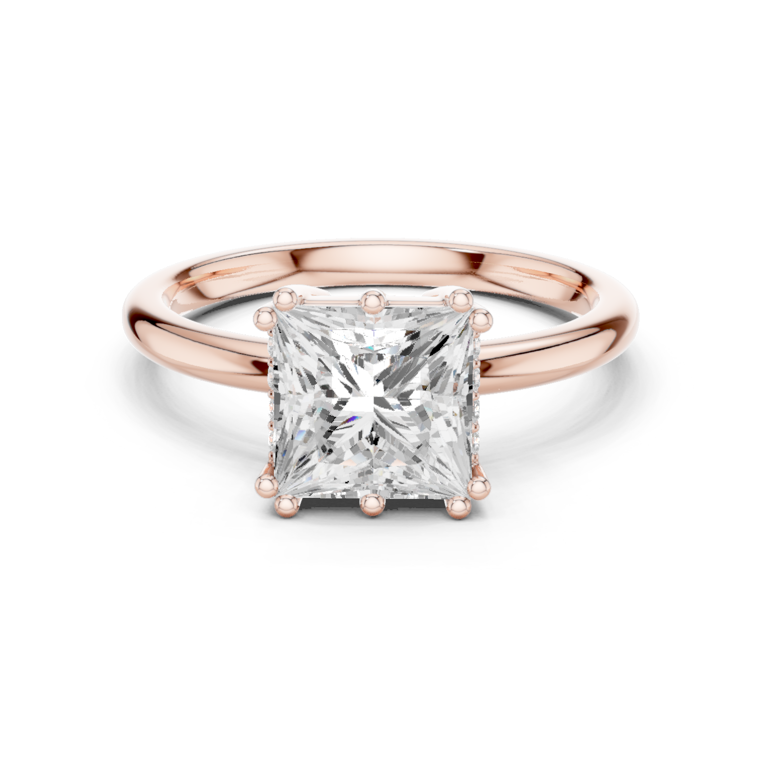 Gold Ring DDLR-929, Rose Gold