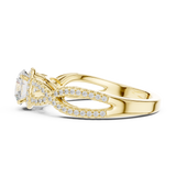 Gold Ring LR-0232, Yellow Gold, view 3