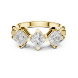Gold Ring DDLR-488, Yellow Gold, view 4