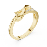 Gold Ring LR-01 (66), Yellow Gold, view 2