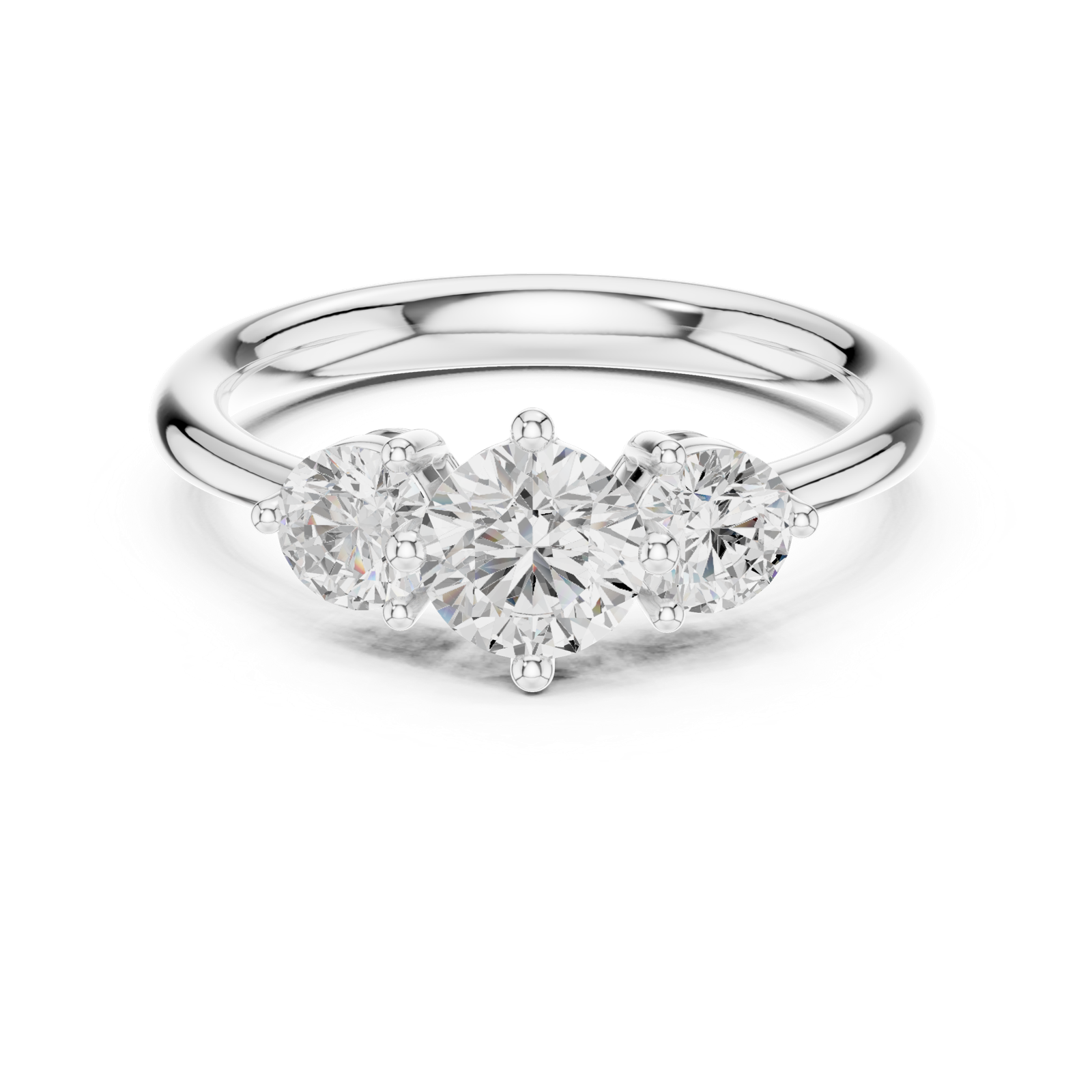 Gold Ring DDLR-653, White Gold, view 4
