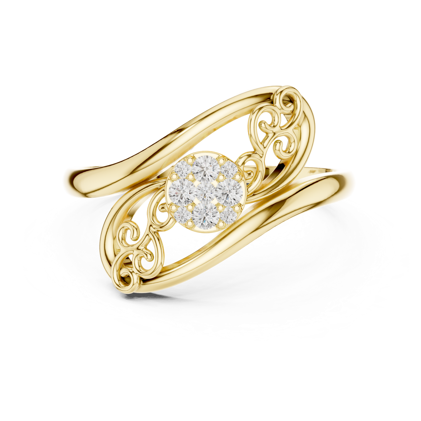 Gold Ring 1 (253), Yellow Gold, view 4