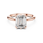 Gold Ring DDLR-925, Rose Gold, view 4