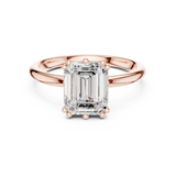 Gold Ring DDLR-925, Rose Gold, view 4