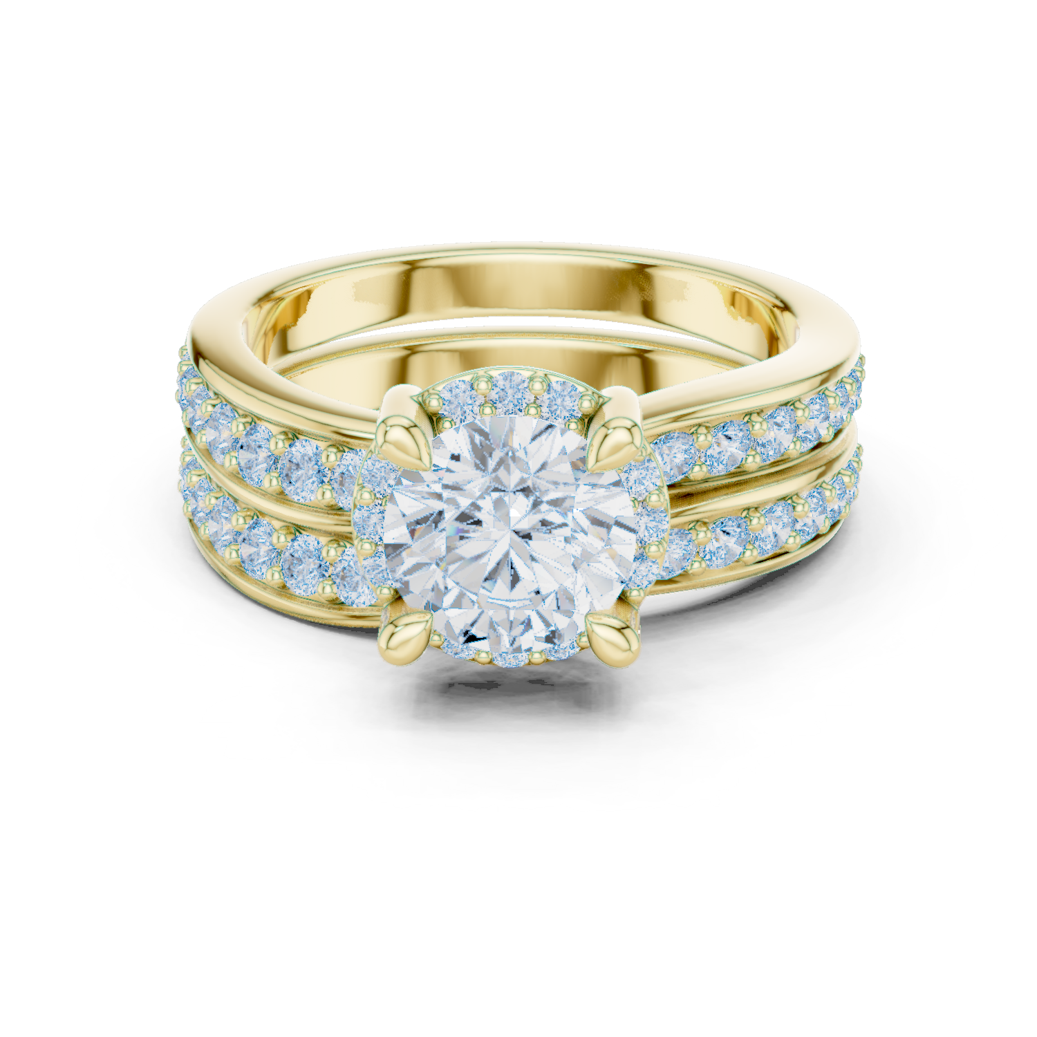 Gold Ring DDLR-294, Yellow Gold