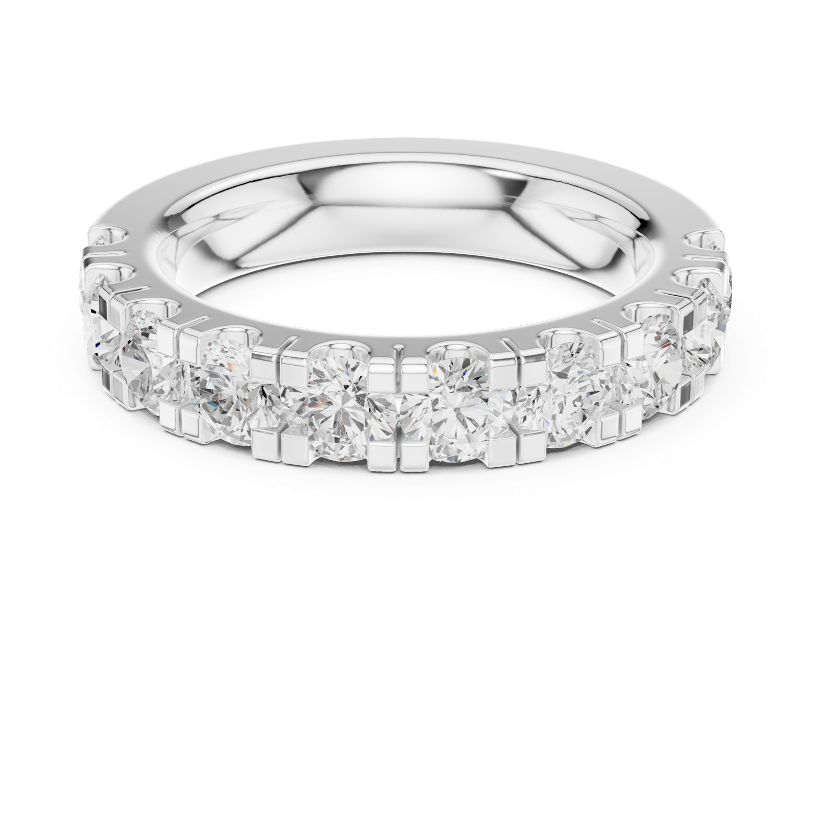 Gold Ring DDLR-601, White Gold, view 4