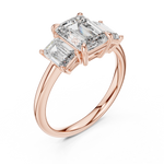 Gold Ring DDLR-045, Rose Gold, view 2