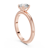 Gold Ring LR-0016, Rose Gold, view 1