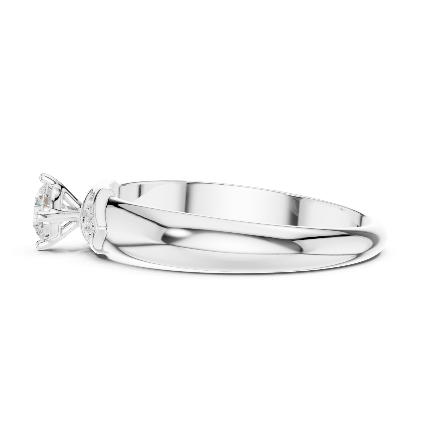 Gold Ring SBWR(12), White Gold, view 3