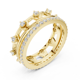 Gold Ring R24, Yellow Gold, view 2