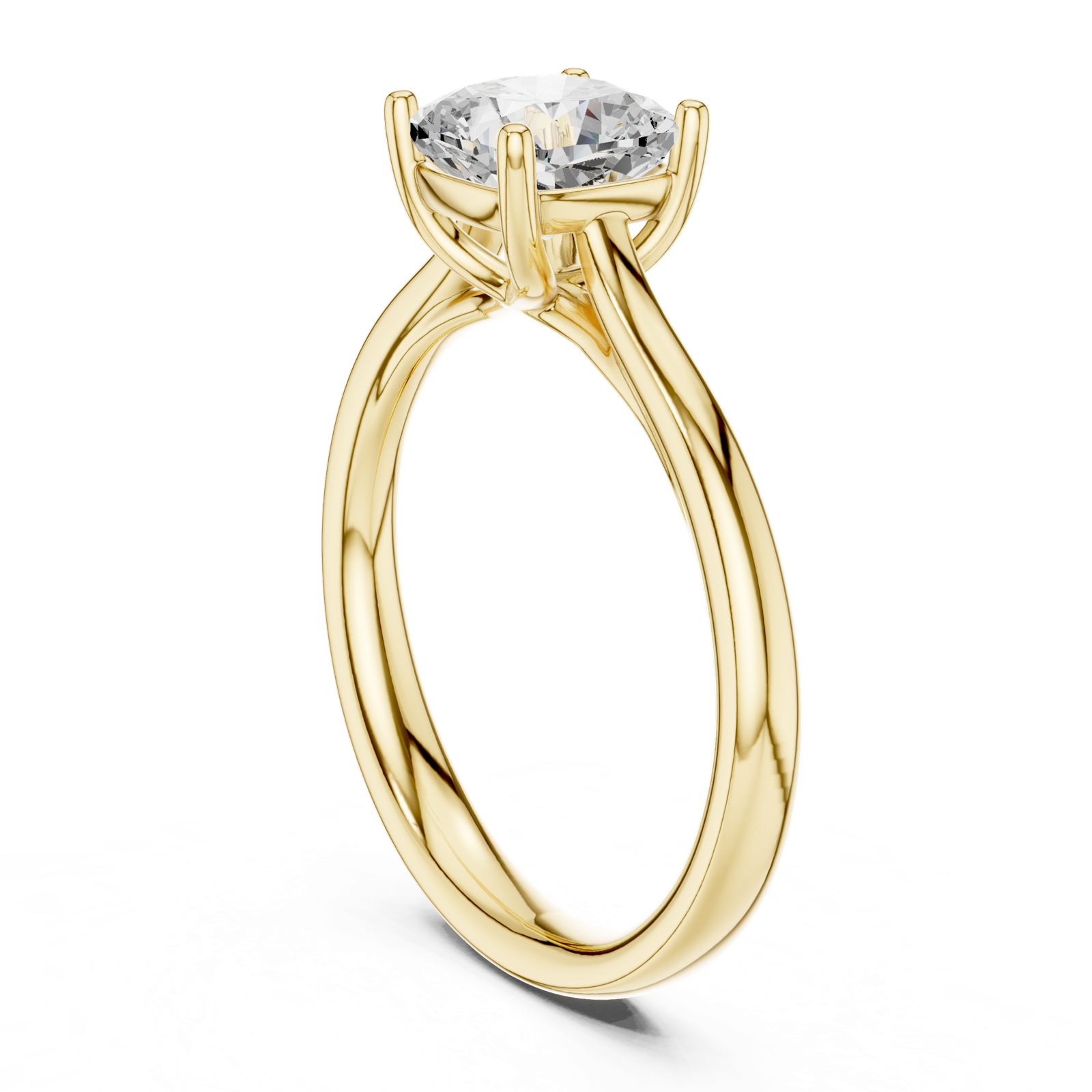 Gold Ring DDLR-536, Yellow Gold