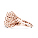 Gold Men's Ring GGR-0038, Rose Gold, view 3