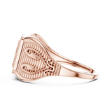 Gold Men's Ring GGR-0038, Rose Gold, view 3
