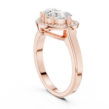 Gold Ring DDLR-533, Rose Gold