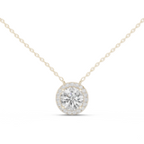 Gold Pendant GPD-0007, White Gold