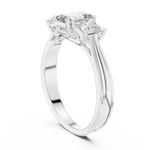 Gold Ring LR-0034, White Gold, view 1