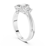 Gold Ring LR-0034, White Gold, view 1
