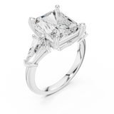 Gold Ring DDLR-288, White Gold, view 2