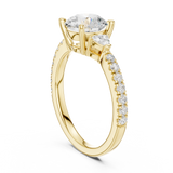 Gold Ring DDLR-897, Yellow Gold, view 1