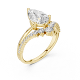 Gold Ring DDLR-059, Yellow Gold, view 2