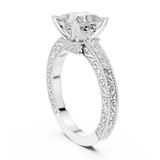 Gold Ring DDLR-980, White Gold, view 1