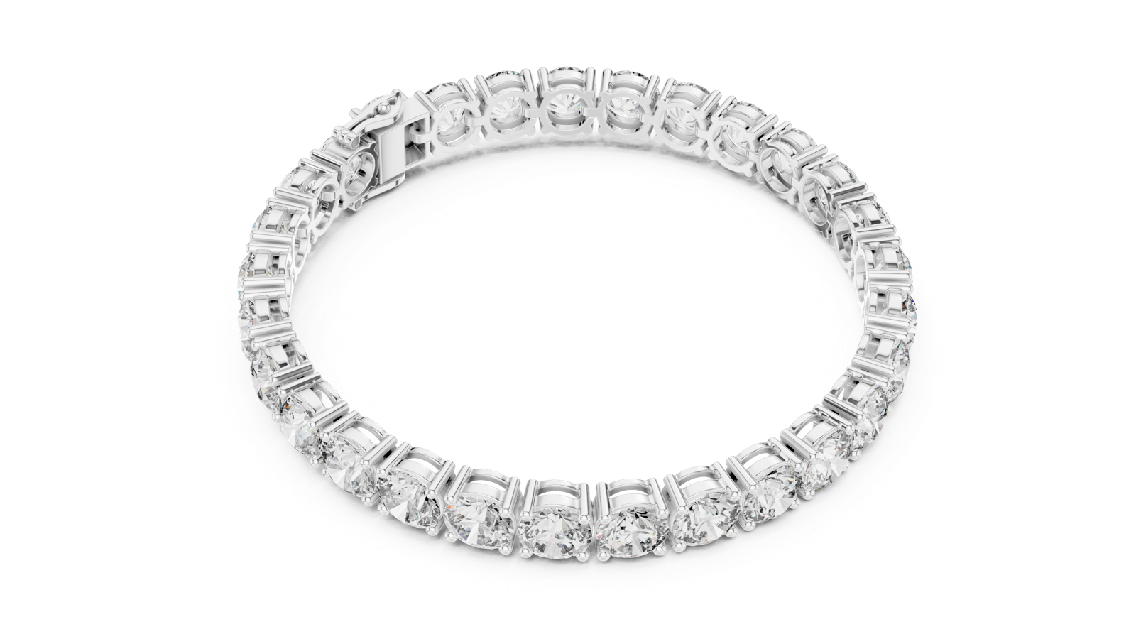 Gold Bracelet FBR0095-2 (1), White Gold, view 2