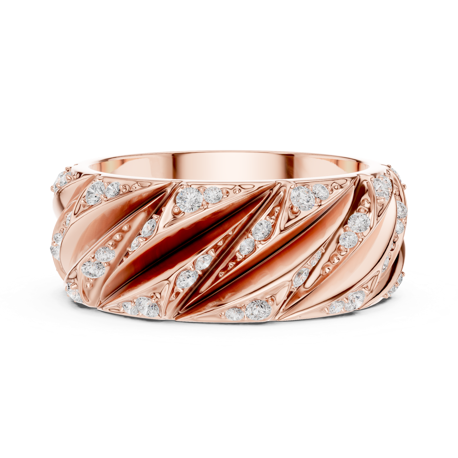 Gold Ring SBMR(7), Rose Gold, view 3