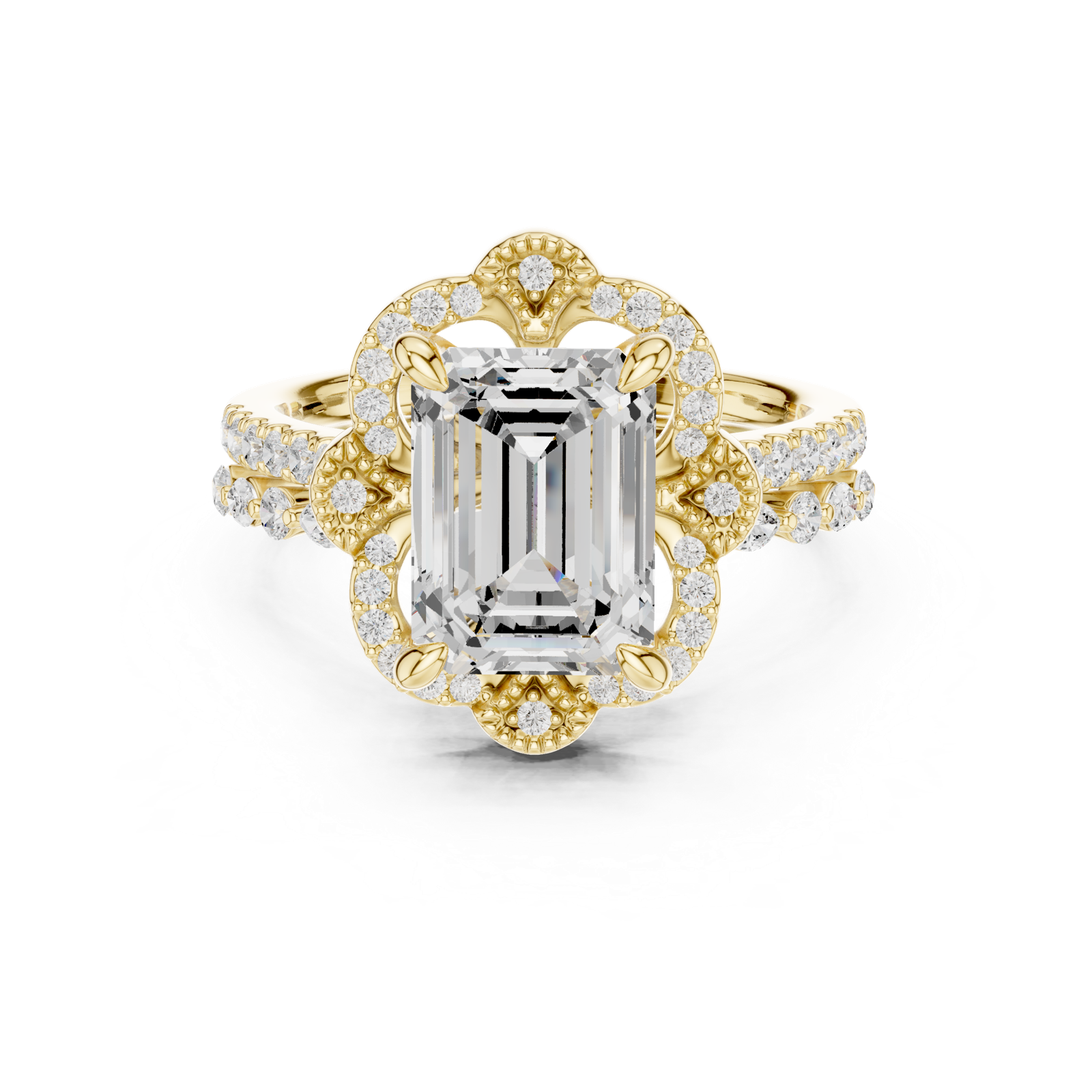 Gold Ring DDLR-442, Yellow Gold