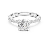 Gold Ring DDLR-628, White Gold, view 4
