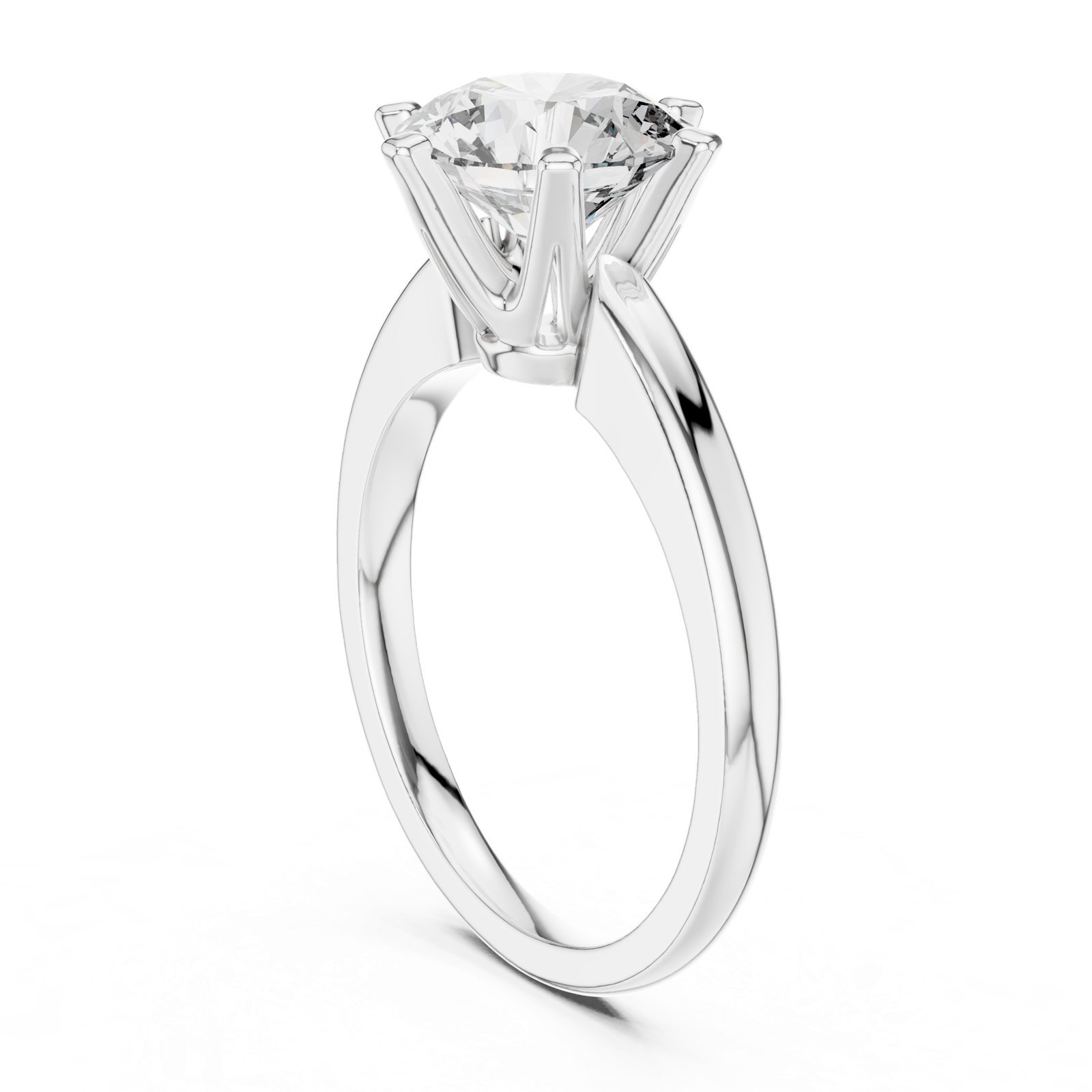 Gold Ring 00001L (36), White Gold, view 1