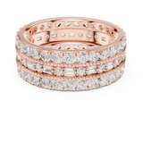 Gold Ring DDLR-369, Rose Gold, view 4