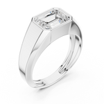 Gold Ring SBMR(28), White Gold, view 2