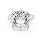 Gold Ring DDLR-444, White Gold, view 4