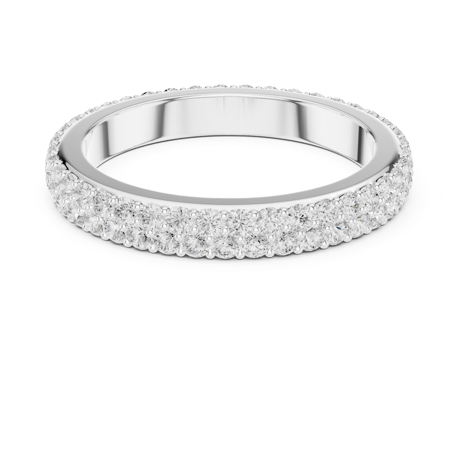 Gold Ring DDLR-376, White Gold, view 4