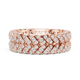Gold Ring DDLR-315, Rose Gold, view 3