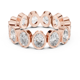 Gold Ring DDLR-221, Rose Gold, view 4