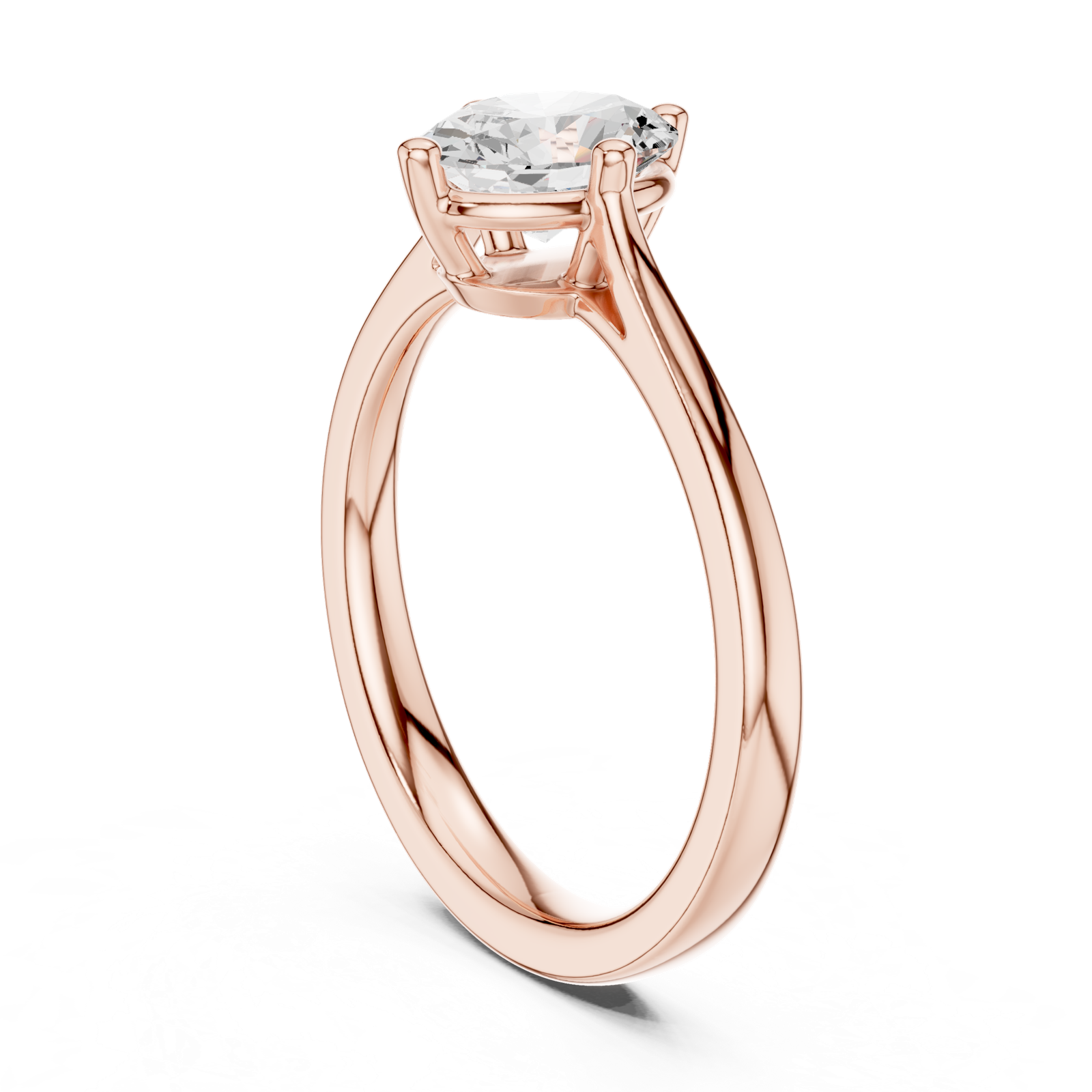 Gold Ring DDLR-569, Rose Gold