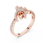 Gold Ring LR-01 (71), Rose Gold, view 2