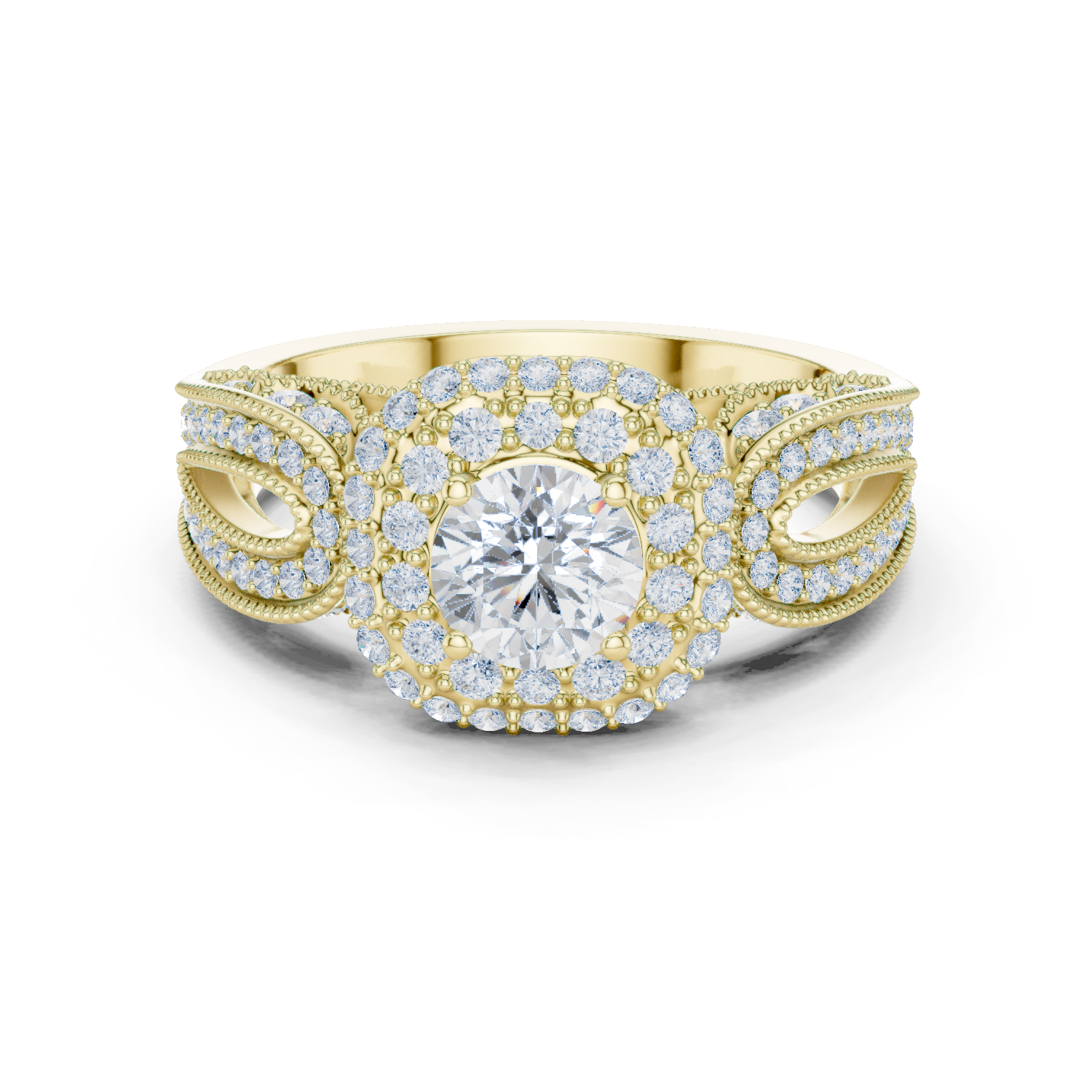 Gold Ring DDLR-777, Yellow Gold