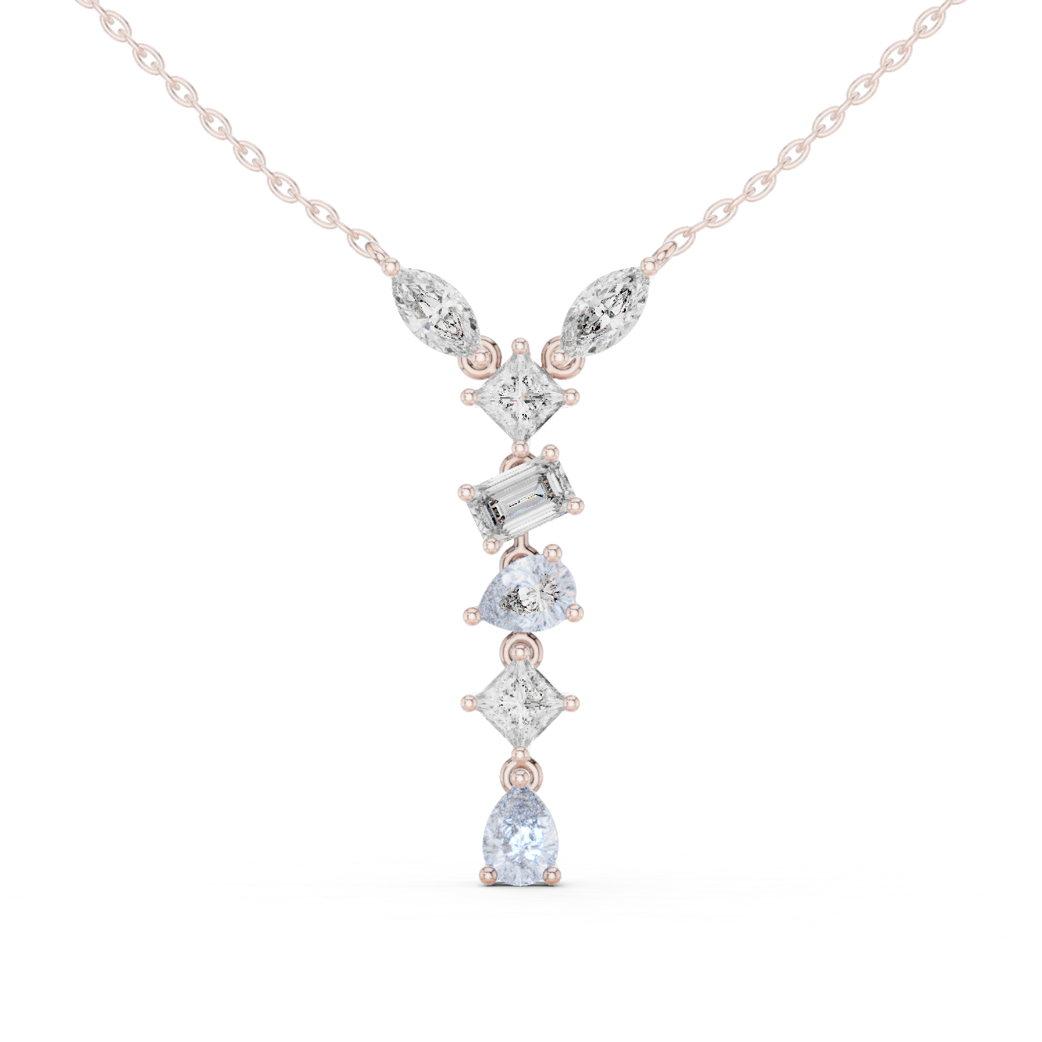 Gold Pendant GPD-0070, Rose Gold