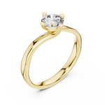 Gold Ring L03-1211, Yellow Gold, view 2