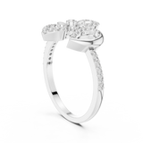 Gold Ring LR-01 (57), White Gold
