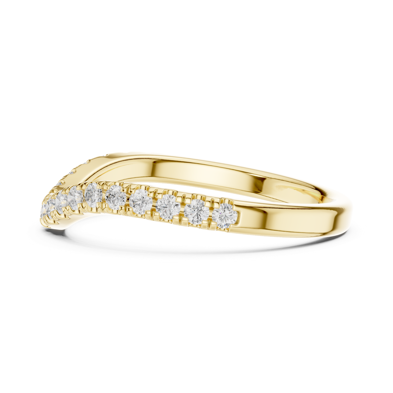 Gold Ring DDLR-791, Yellow Gold, view 3