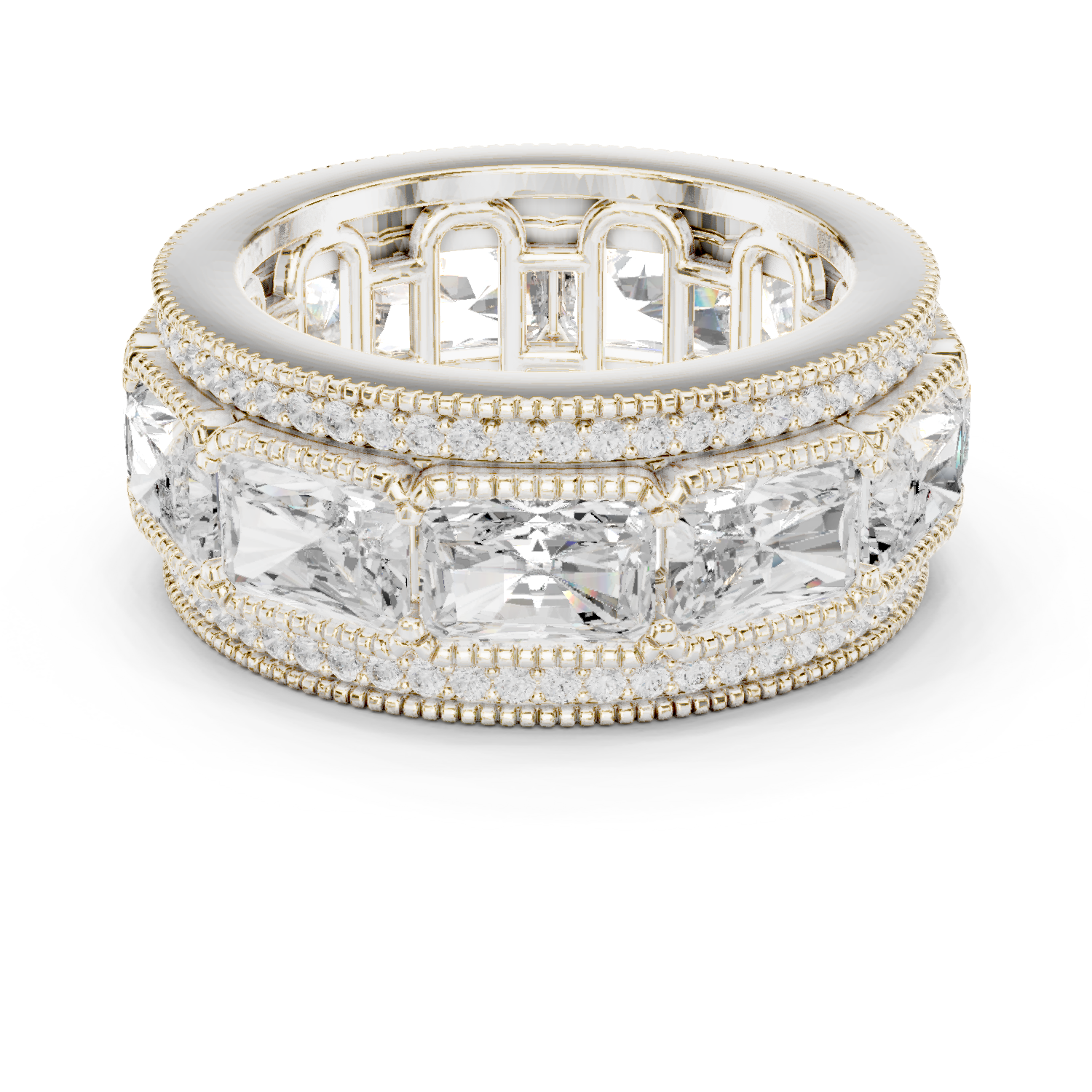 Gold Ring DDLR-308, White Gold