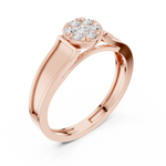 Gold Ring DDLR-825, Rose Gold, view 2
