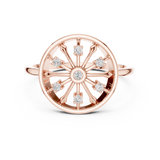 Gold Ring DR-6257, Rose Gold