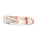 Gold Ring JER-64, Rose Gold, view 3