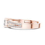 Gold Ring JER-64, Rose Gold, view 3