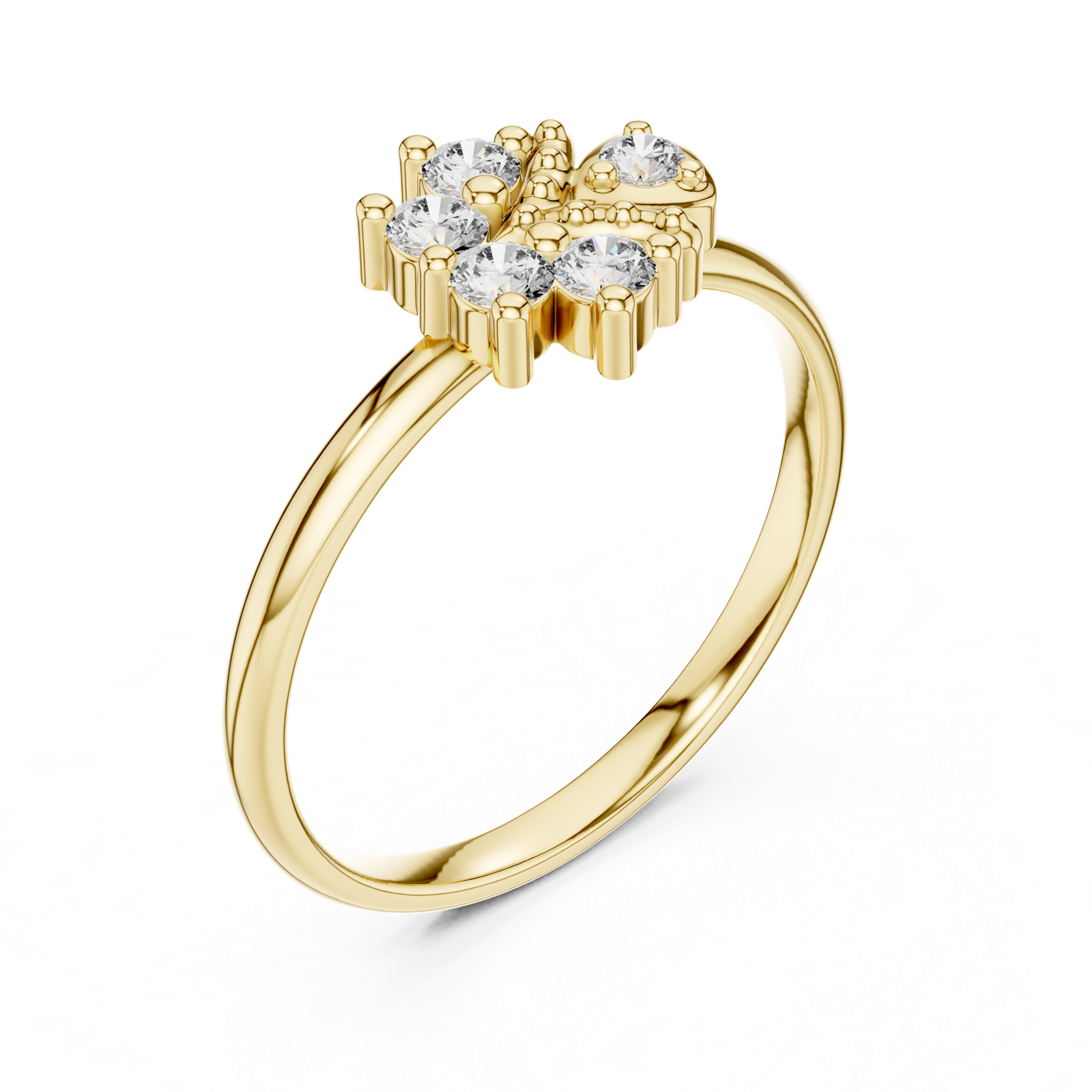 Gold Ring 1 (452), Yellow Gold, view 2