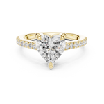 Gold Ring DDLR-878, Yellow Gold, view 4